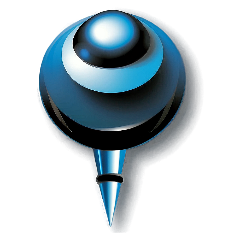 Elegant Push Pin Png 05252024 PNG