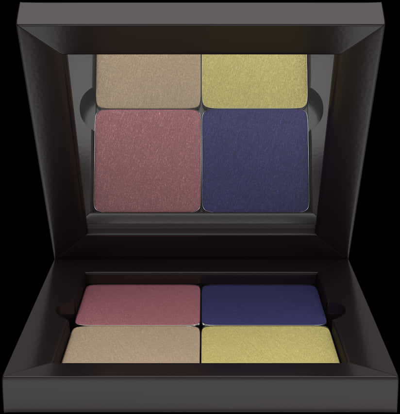 Elegant Quad Eyeshadow Palette PNG