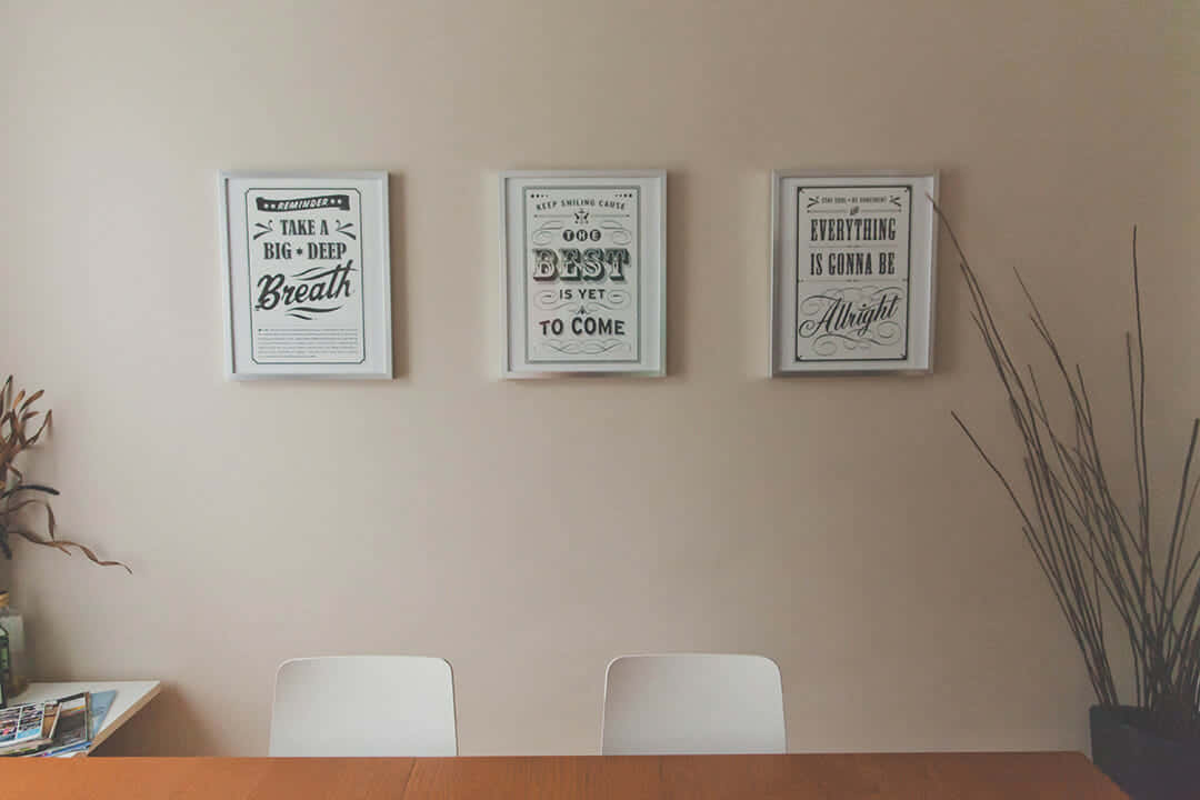 A White Table With Four Chairs