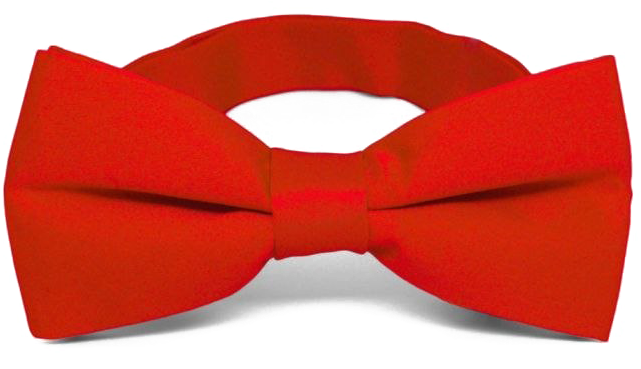 Elegant Red Bow Tie PNG
