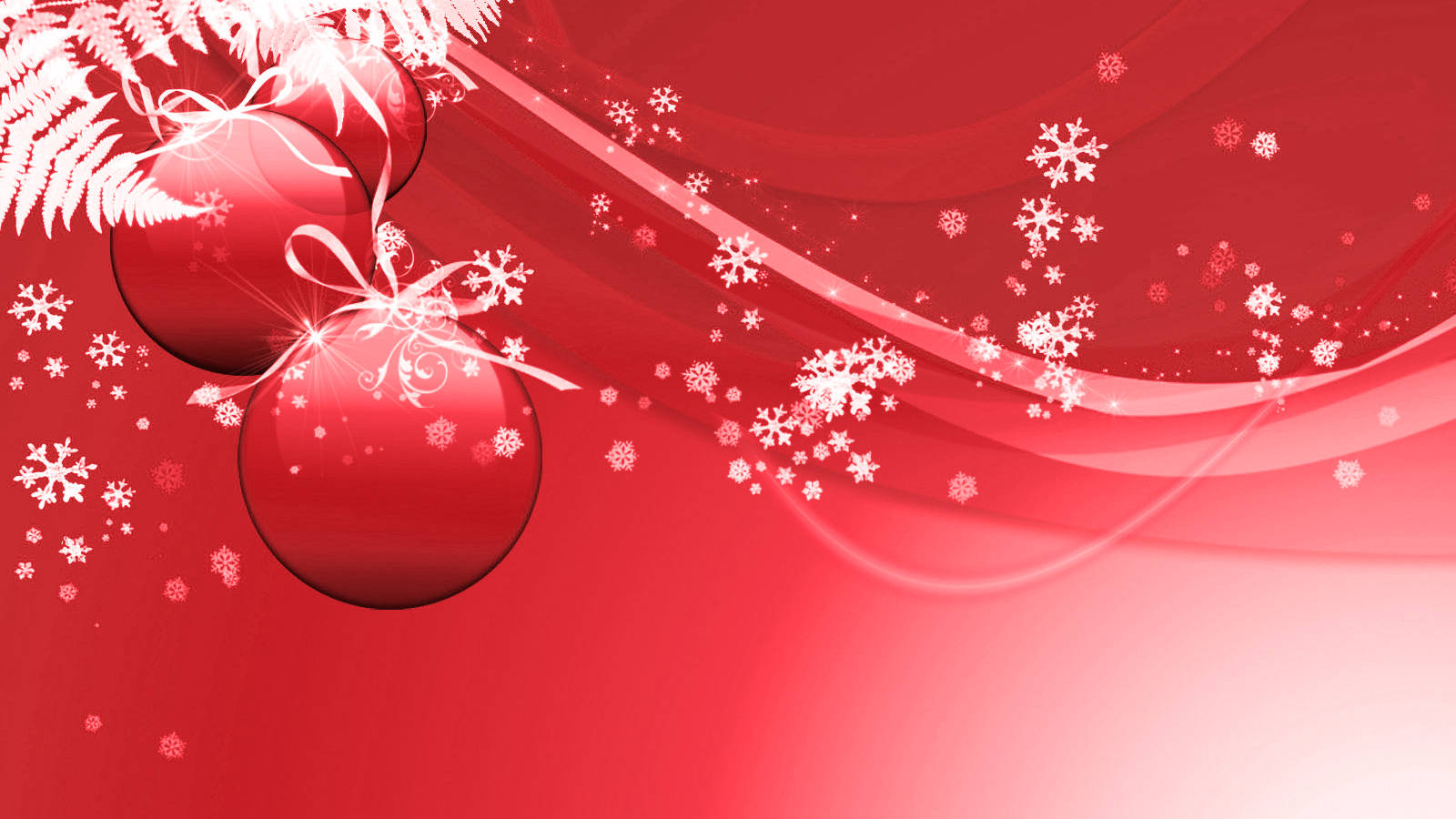 Elegant Red Christmas Background
