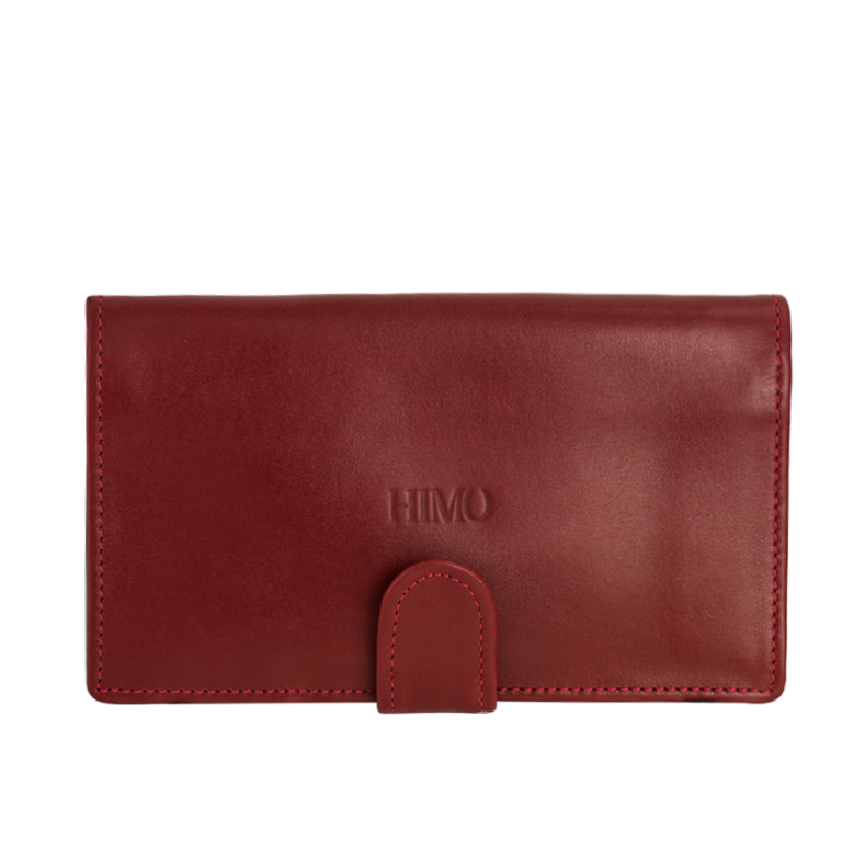 Elegant Red Leather Wallet PNG