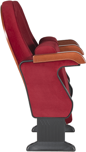 Elegant Red Office Chair PNG