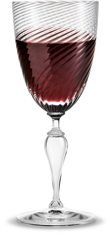 Elegant Red Wine Glass PNG