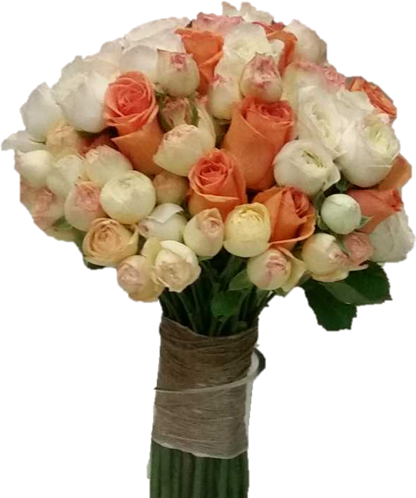 Elegant Rose Bouquet PNG