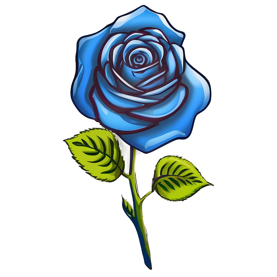 Download Elegant Rose Tattoo Blueprint Png Tsk68 | Wallpapers.com