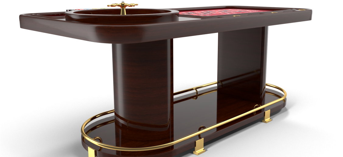 Elegant Roulette Table Design PNG