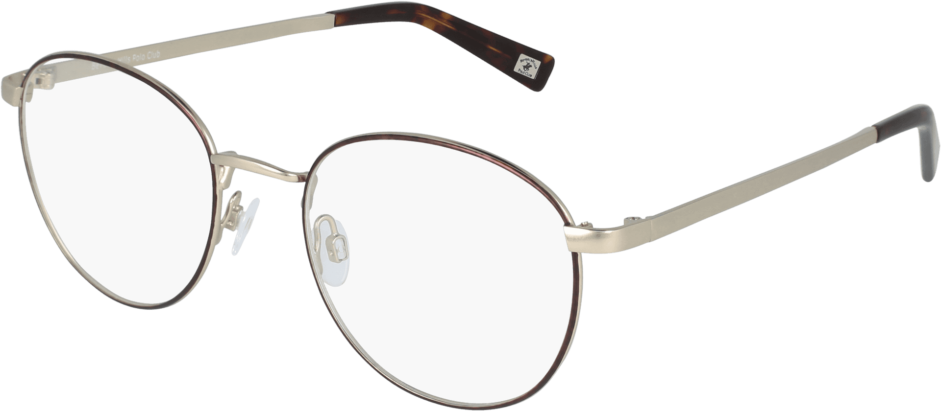 Elegant Round Eyeglasses Transparent Background PNG