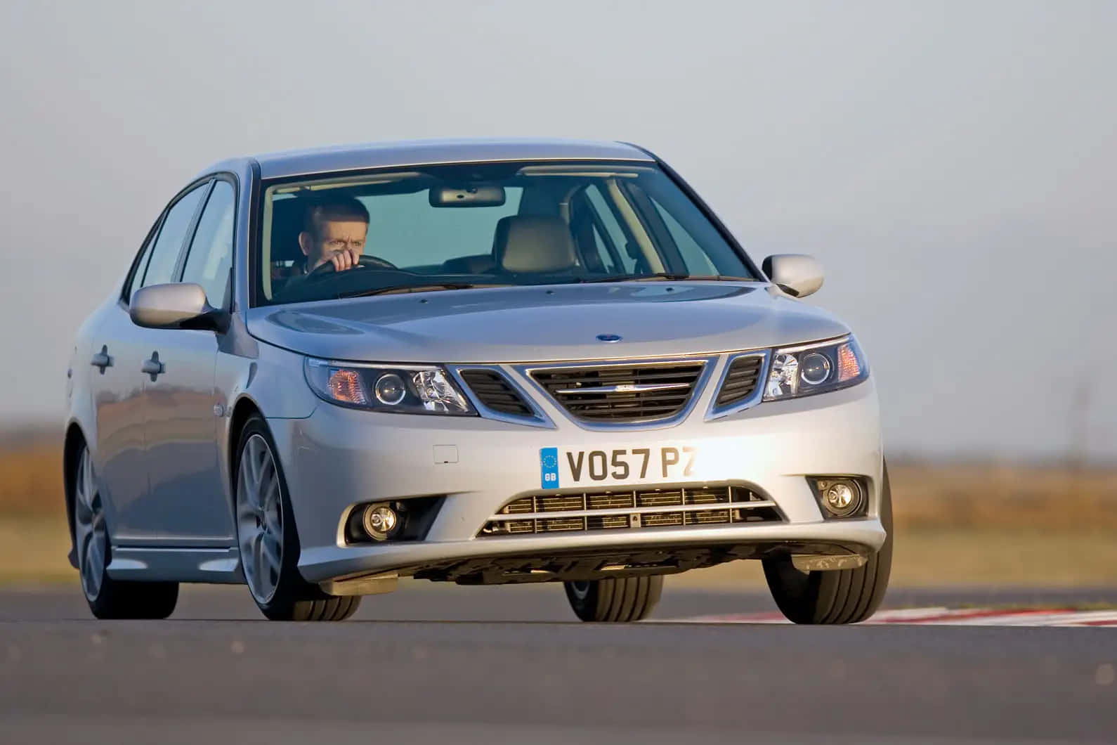 Elegant Saab 9-3 In Pristine Condition Wallpaper