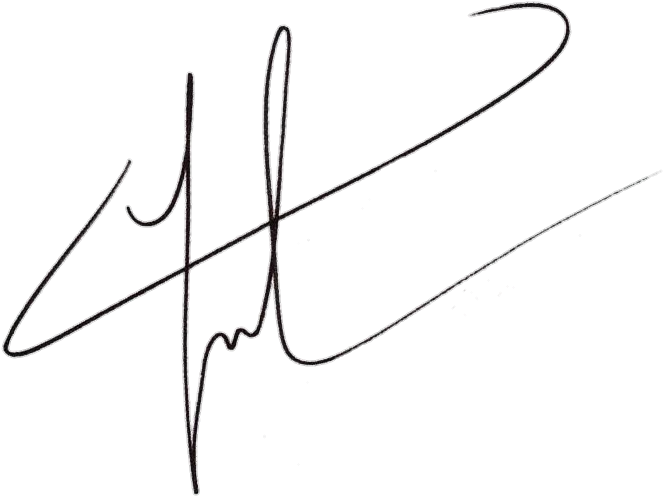 Elegant Script Signature PNG