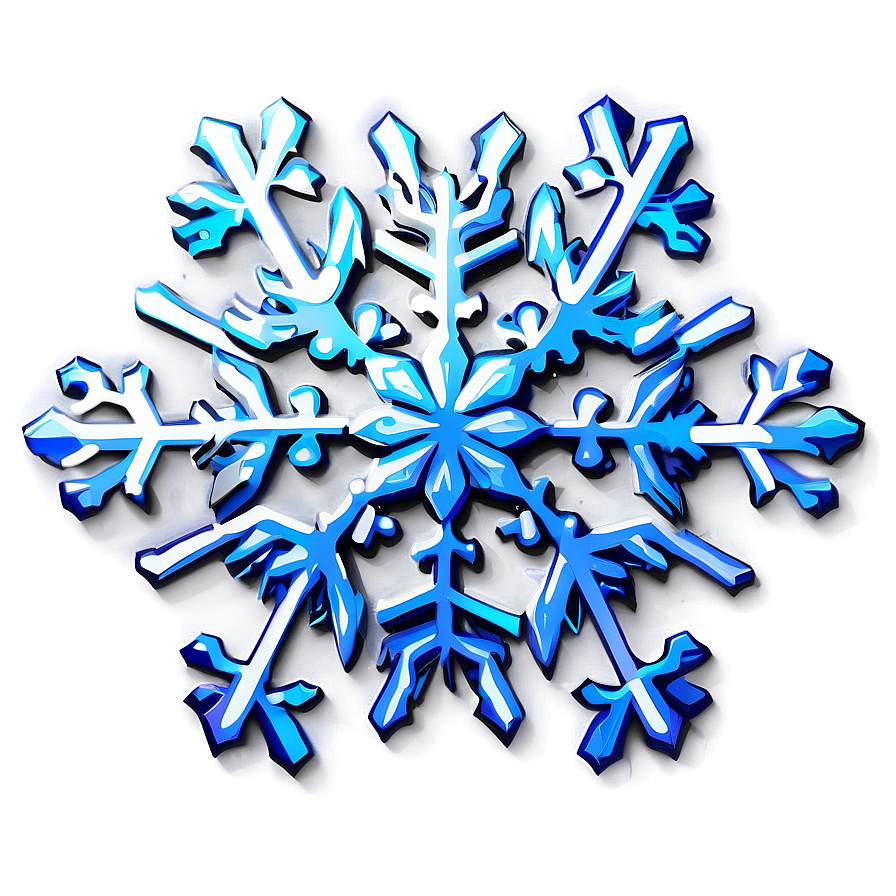 Elegant Snowflake Graphic Png 05252024 PNG