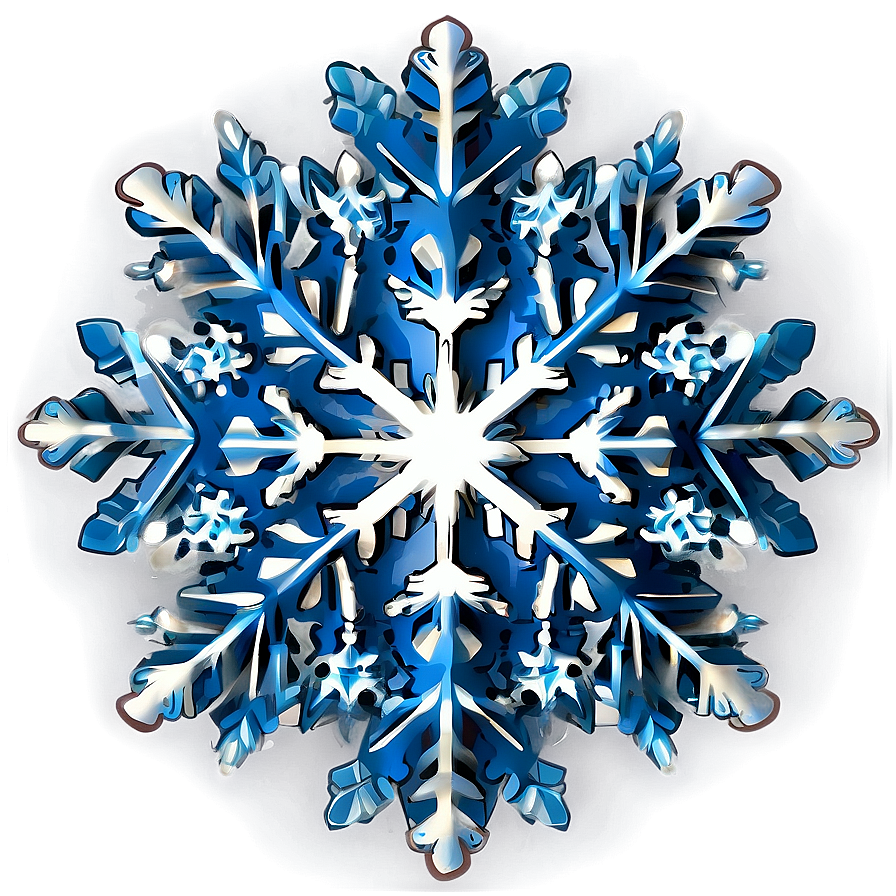 Elegant Snowflake Graphic Png Lsv10 PNG