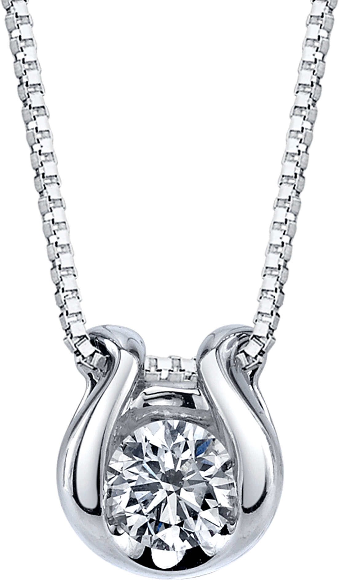 Download Elegant Solitaire Diamond Necklace | Wallpapers.com