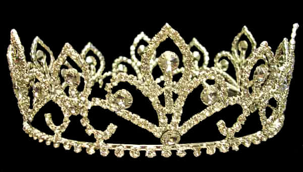 Elegant Sparkling Crown PNG