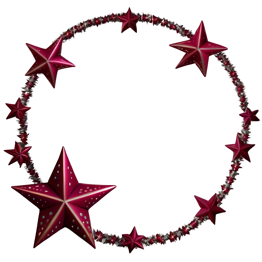Elegant Star Border Png Ika71 PNG
