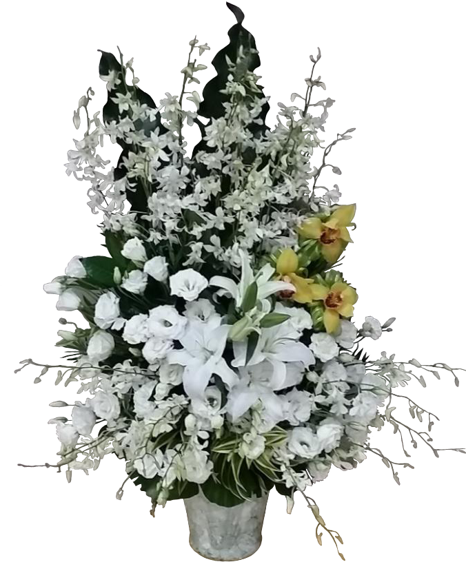 Download Elegant Sympathy Floral Arrangement | Wallpapers.com