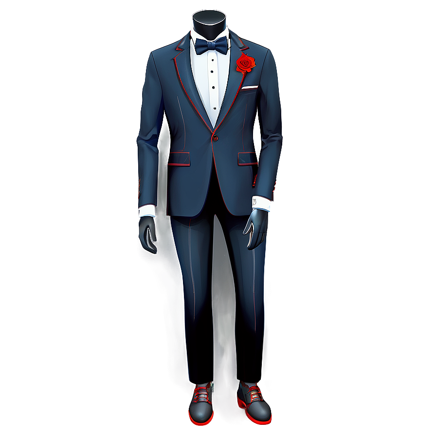 Elegant Tuxedo Design Png 85 PNG