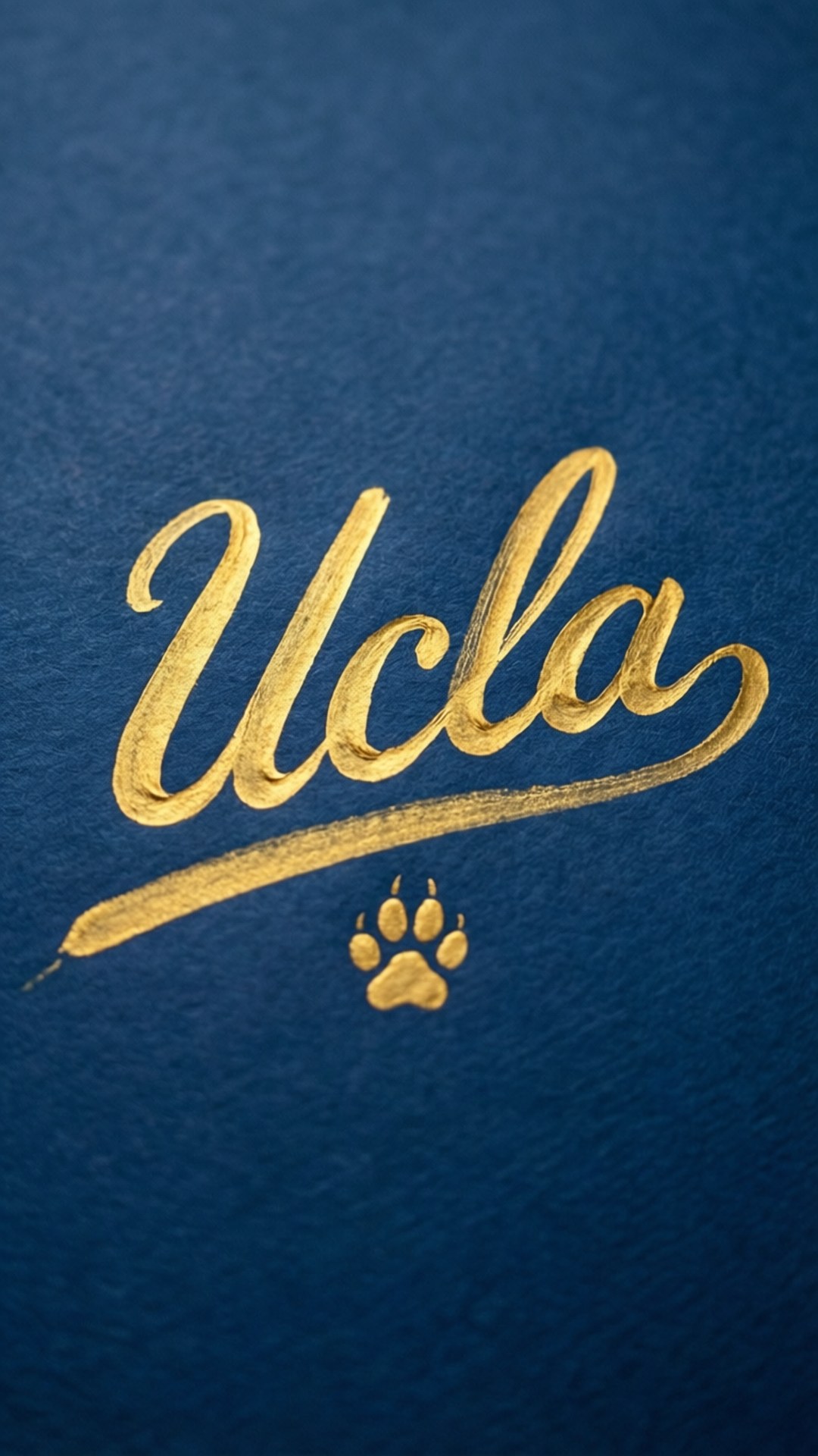 Elegant UCLA Cursive Wallpaper