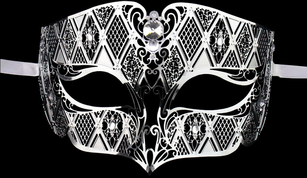 Elegant Venetian Mask Design PNG