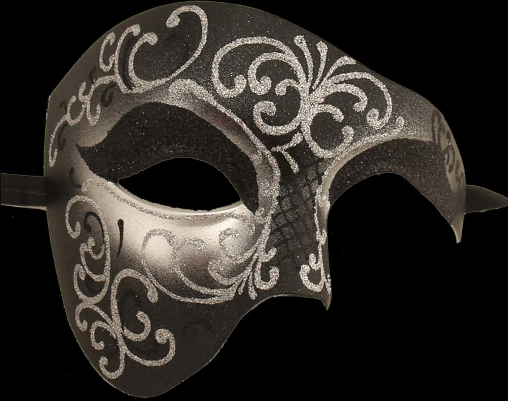 Elegant Venetian Masquerade Mask PNG