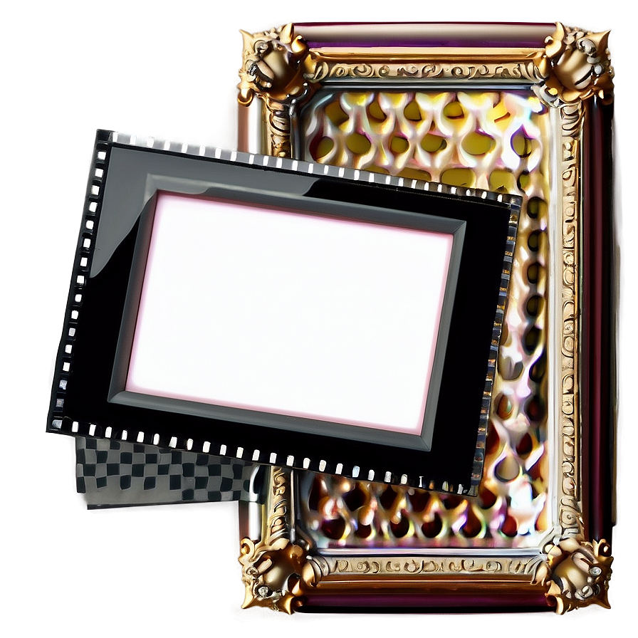 Elegant Video Frame Style Png 06262024 PNG