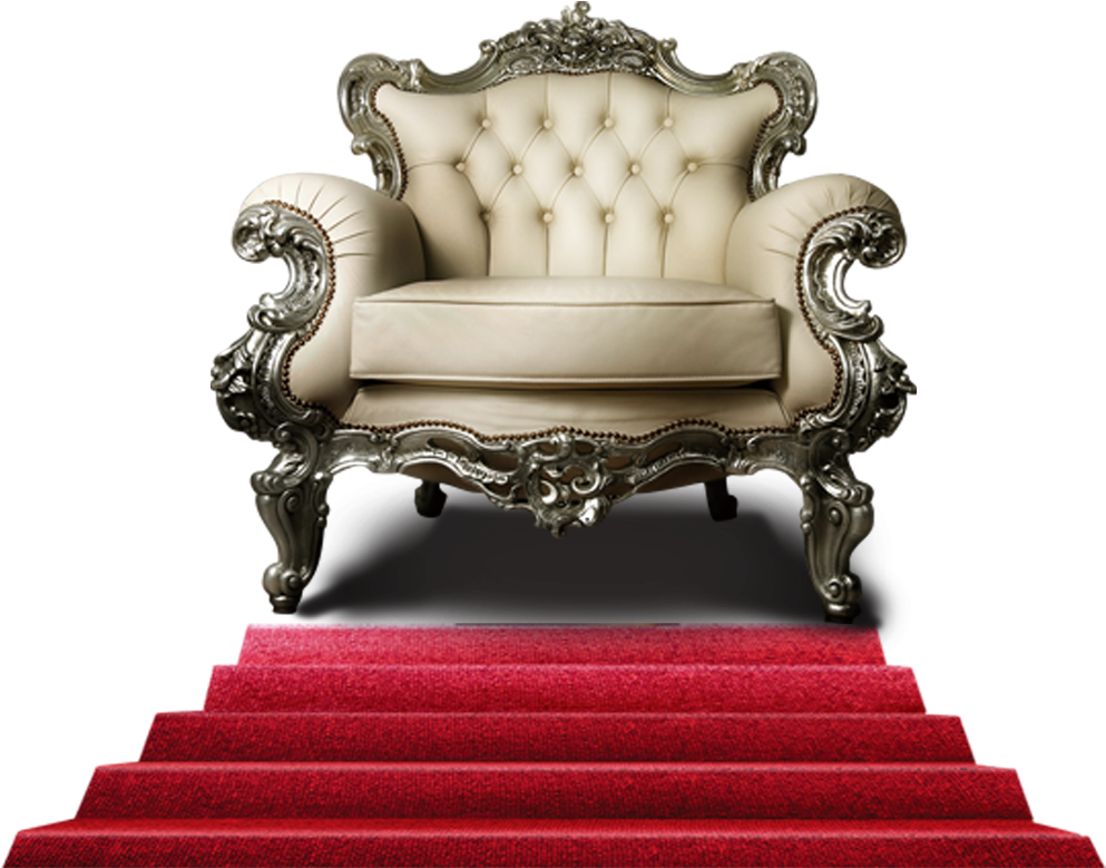 Elegant Vintage Chairon Red Carpet PNG