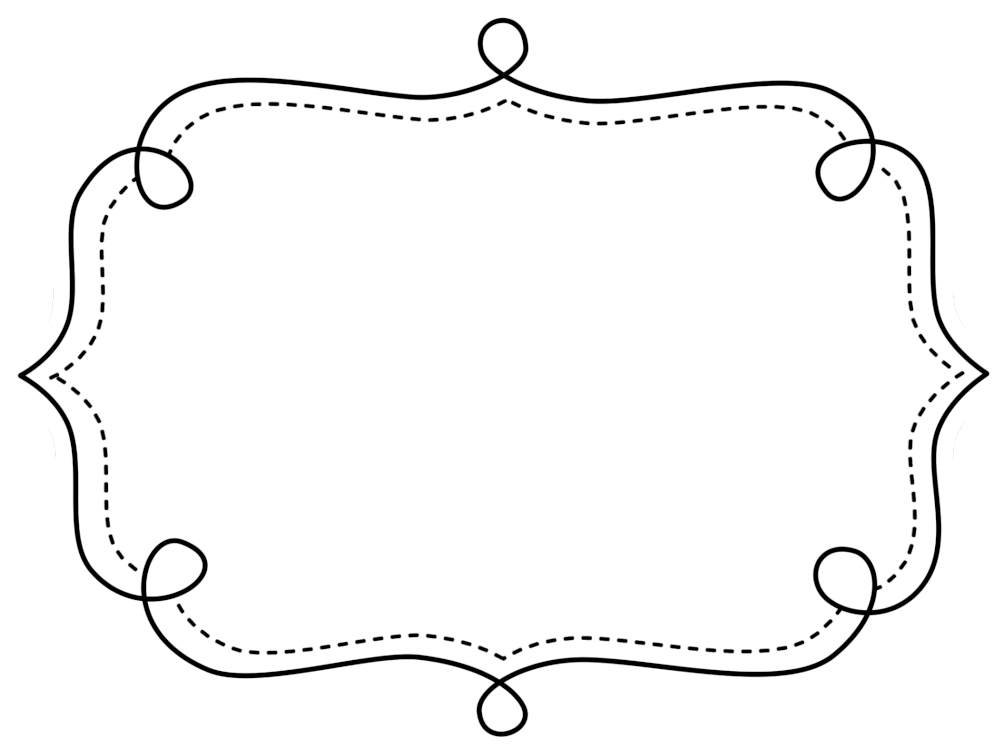 Elegant Vintage Frame Design PNG