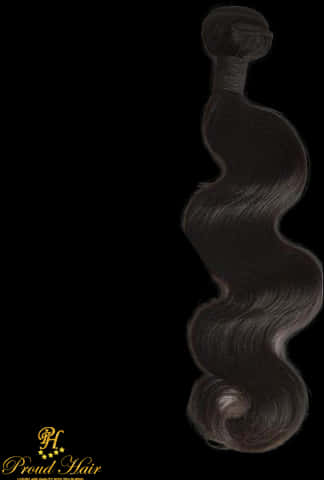 Elegant Waves Hair Extension PNG