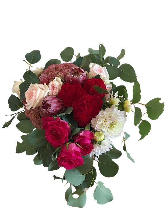 Elegant Wedding Bouquet Floral Arrangement PNG