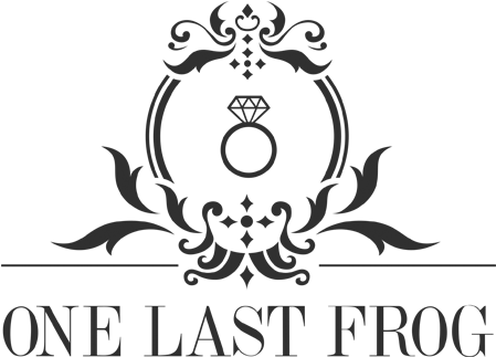Elegant Wedding Logo One Last Frog PNG