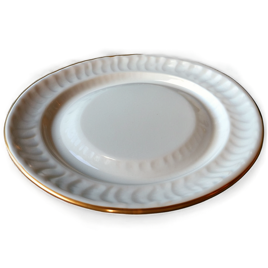 Elegant White Dinner Plate Png Gkv80 PNG