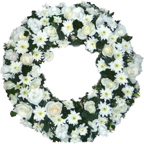 Elegant_ White_ Floral_ Wreath.png PNG