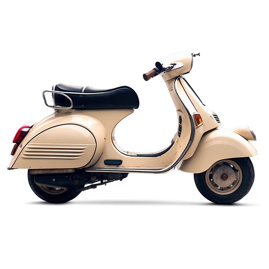 Elegant White Vespa Png Kgl PNG