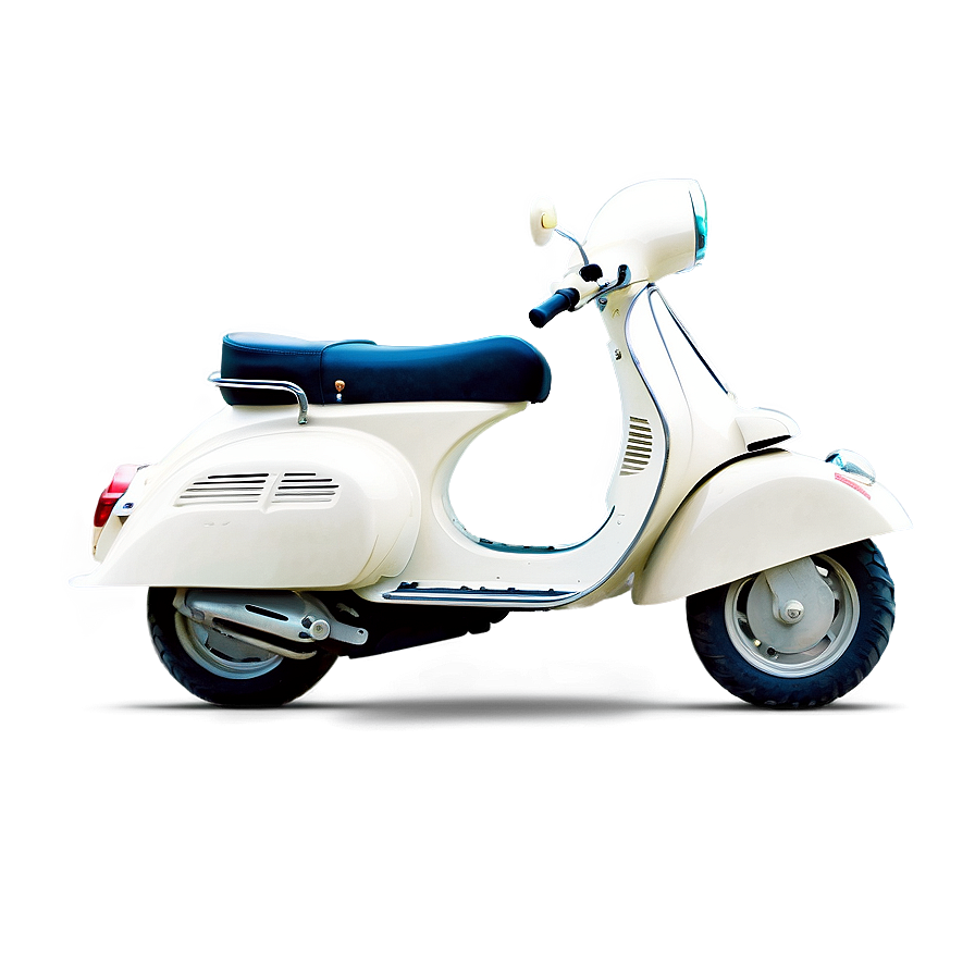 Elegant White Vespa Png Mjq32 PNG