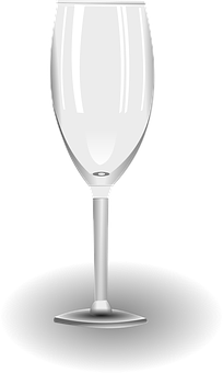 Elegant Wine Glass Vector PNG