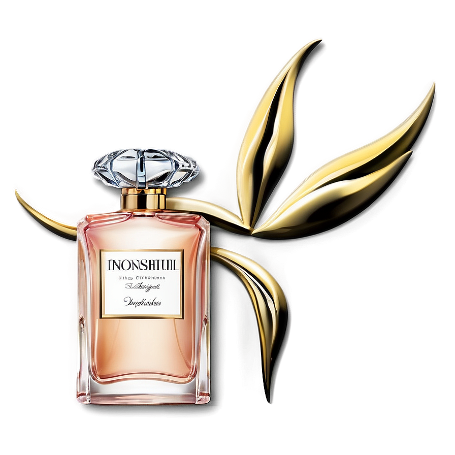 Elegant Woman Perfume Bottle Png Vyu25 PNG