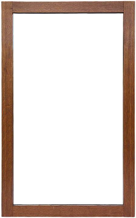 Elegant Wooden Frame PNG