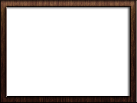 Elegant Wooden Frame PNG