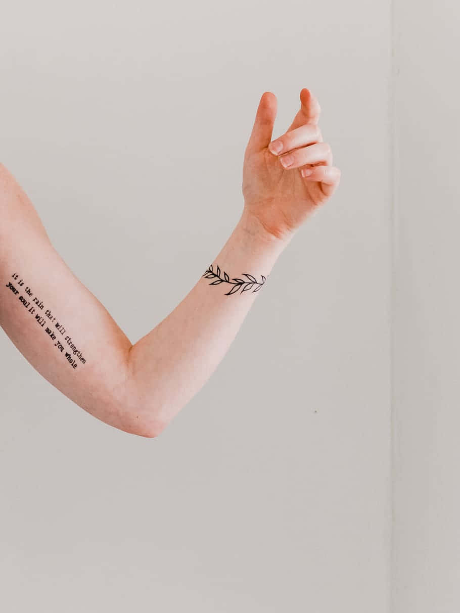 Elegant Wrist Tattoos Wallpaper