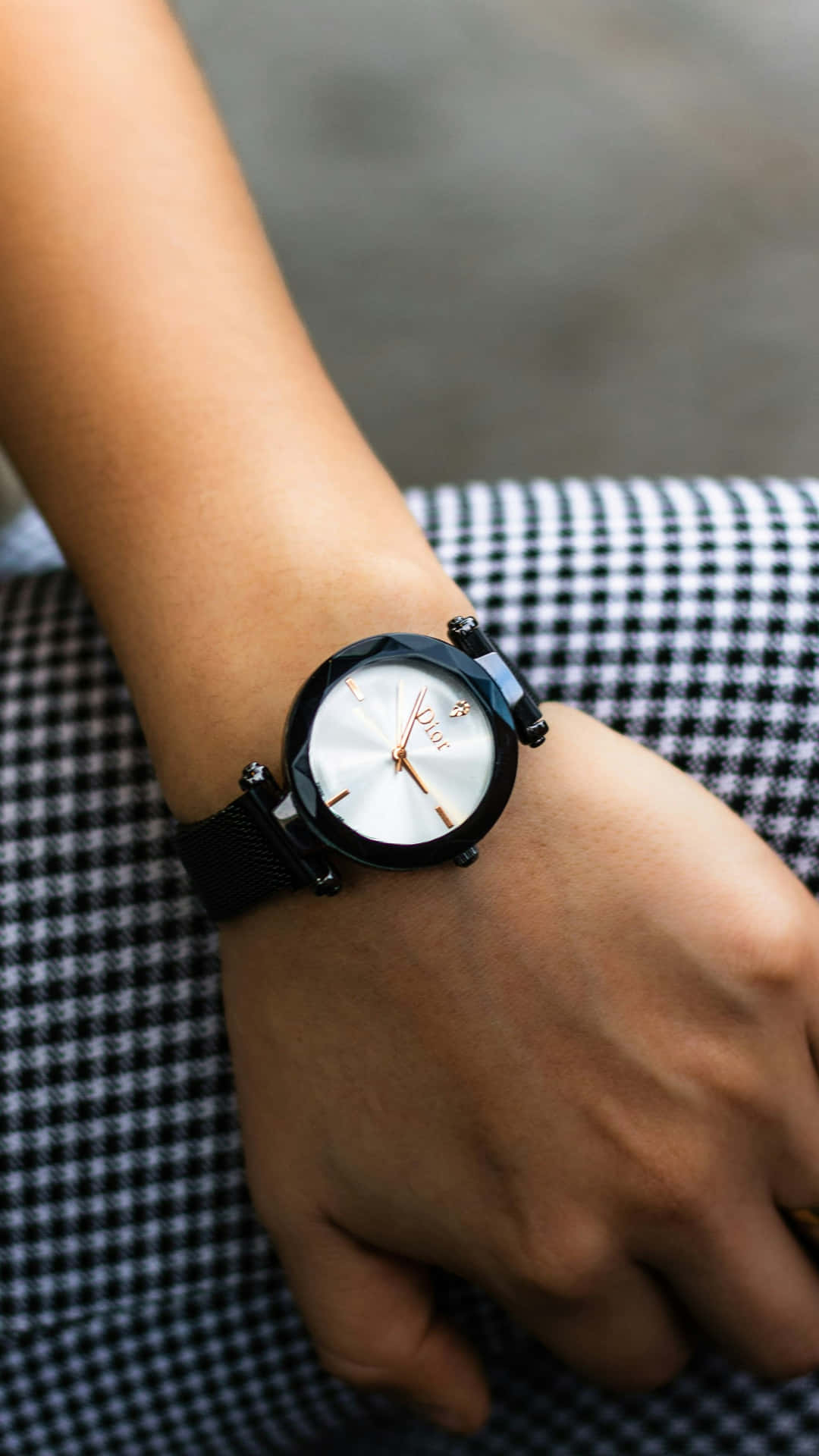 Elegant Wristwatchon Arm Wallpaper