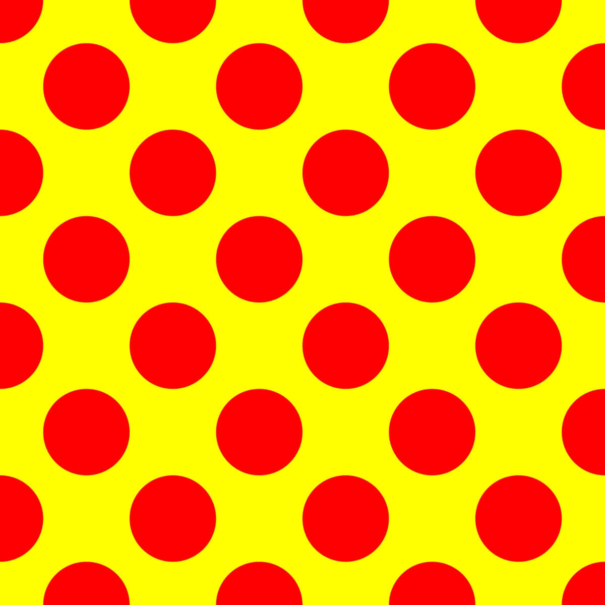 Elegant Yellow Polka Dot Pattern Wallpaper