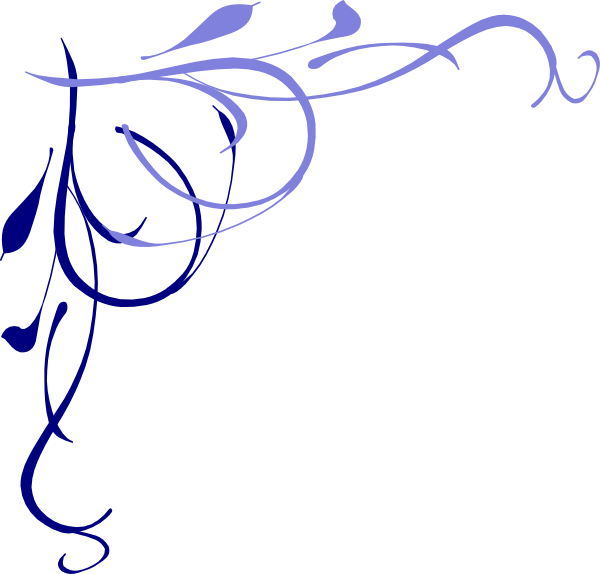 Elegant_ Blue_ Floral_ Corner_ Design.png PNG