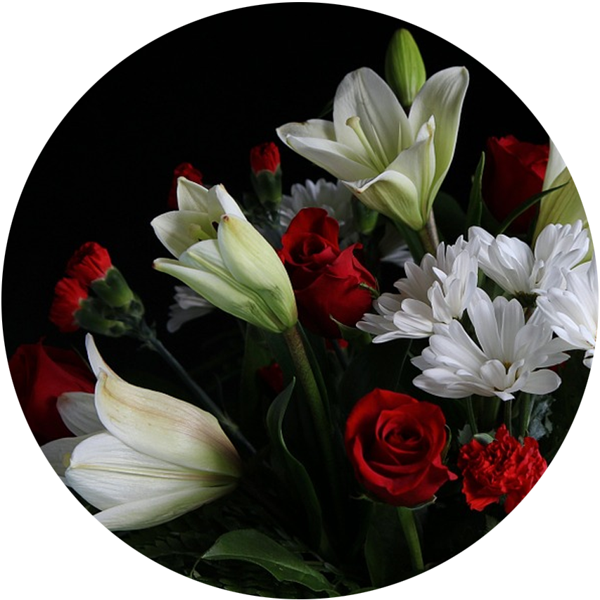 Elegant_ Funeral_ Flowers_ Bouquet PNG