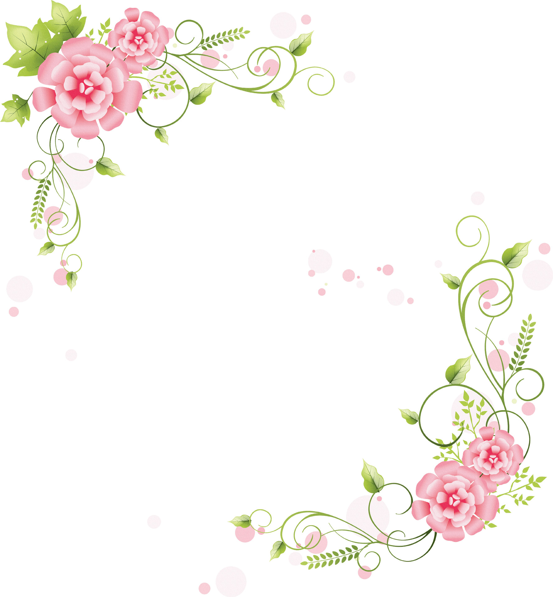 Elegant_ Pink_ Floral_ Corner_ Design.png PNG