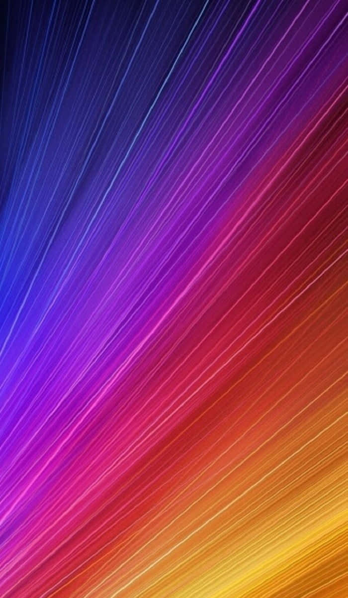 Elegantesmartphone Xiaomi Su Sfondo Vibrante.