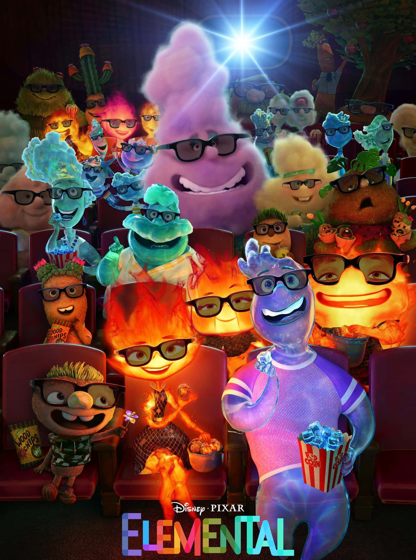 Elemental Pixar Movie Characters Cinema Wallpaper