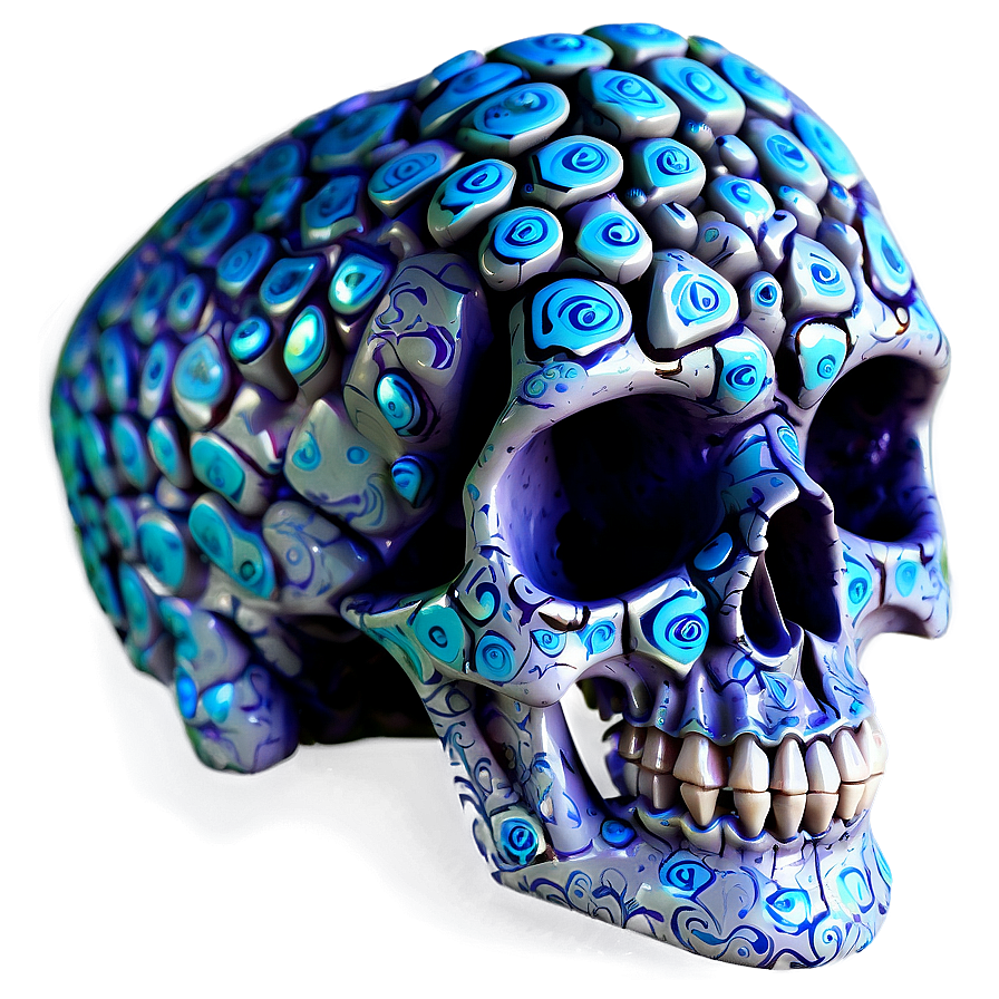 Elemental Skull Graphic Png C PNG