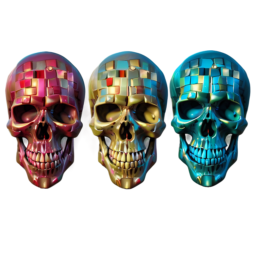 Elemental Skull Graphic Png D PNG