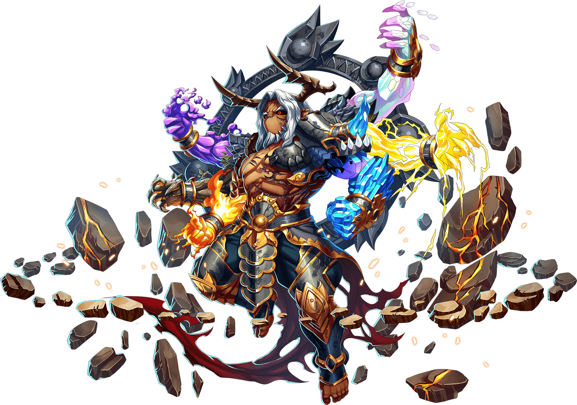 Elemental_ Warrior_ Fantasy_ Artwork.png PNG