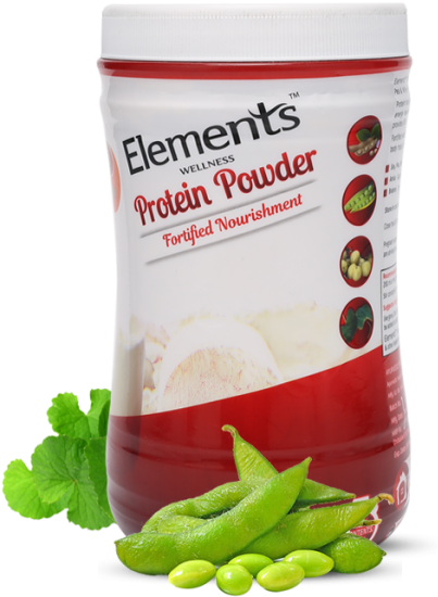 Elements Protein Powder Container PNG